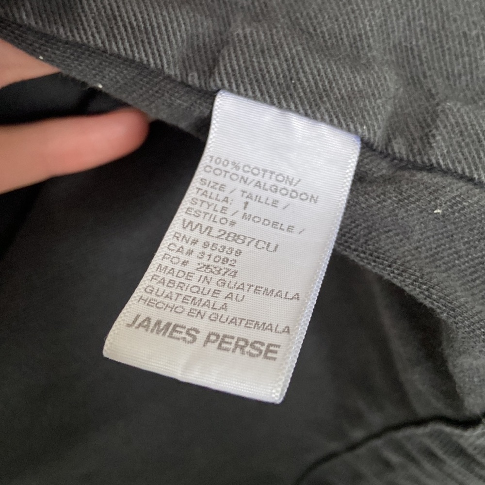 James Perse black twill cotton lightweight parka jacket - Picture 6 of 6